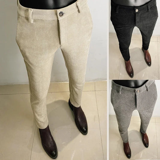 Pantalon côtelé